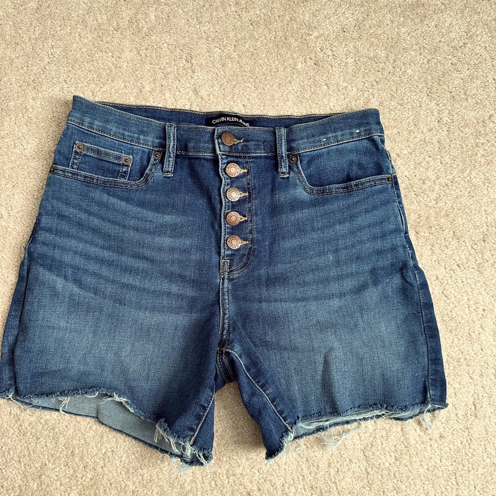 Calvin Klein cut off shorts